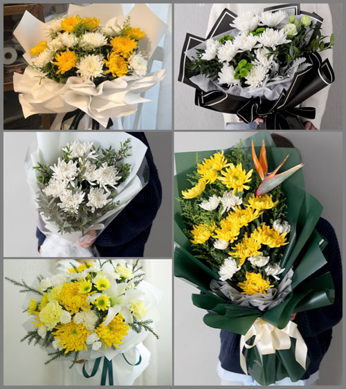 安徽滁州市明光市自来桥镇桥镇村白事花束代送